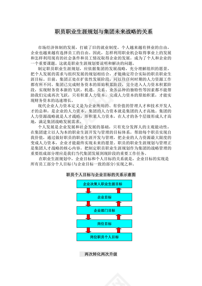 简约线条科技背景公司企业人事职业规划word模板
