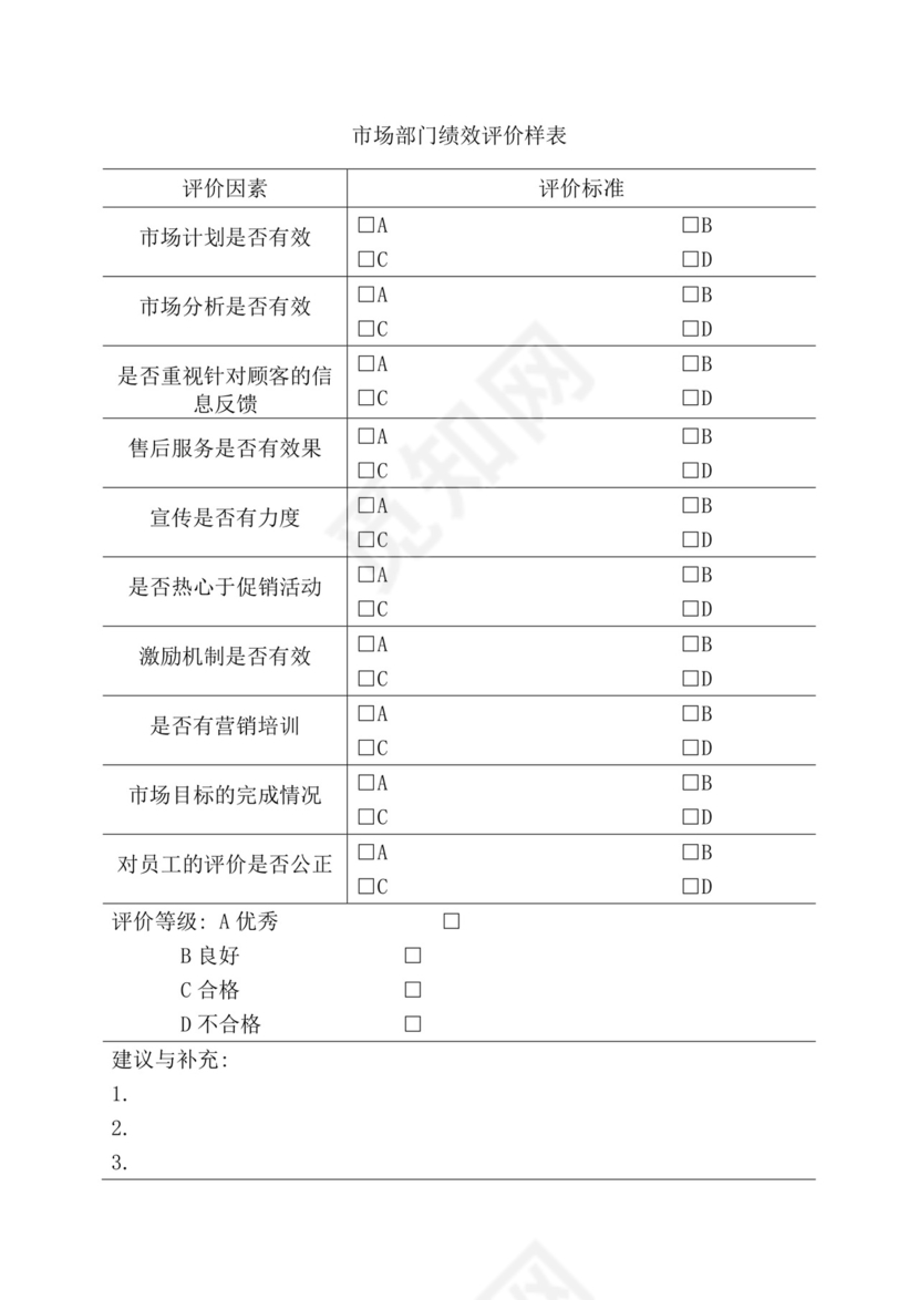 简约紫色线条装饰职位说明书公司企业绩效考核word模板