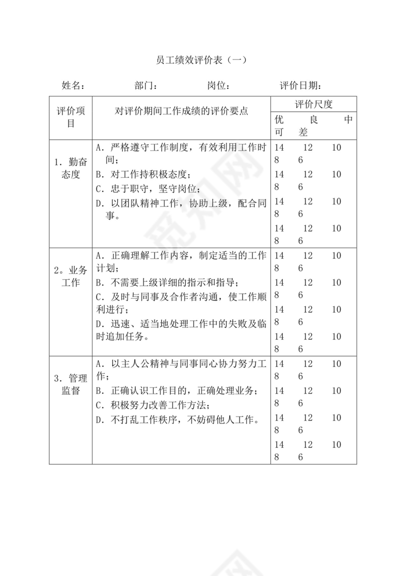 简约紫色线条装饰职位说明书公司企业绩效考核word模板