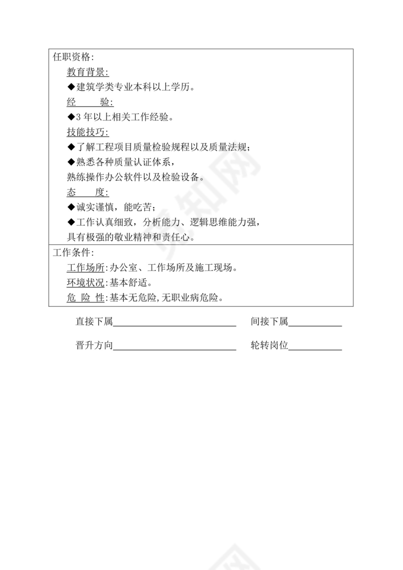 简约紫色线条装饰职位说明书公司企业绩效考核word模板
