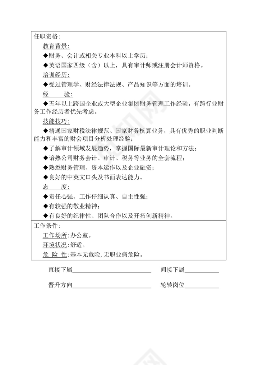 简约紫色线条装饰职位说明书公司企业绩效考核word模板
