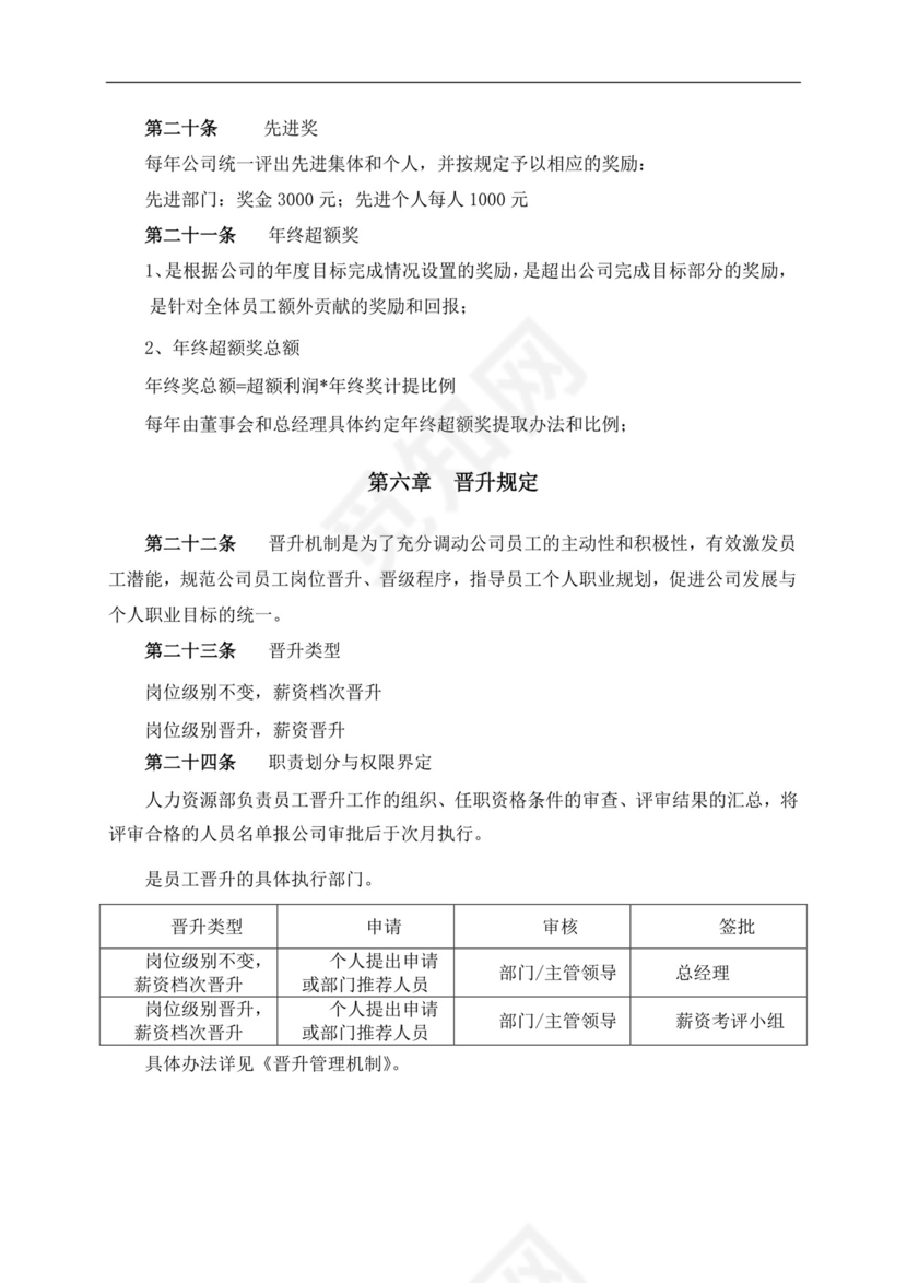 红色简约时尚线条风格薪酬管理制度word模板