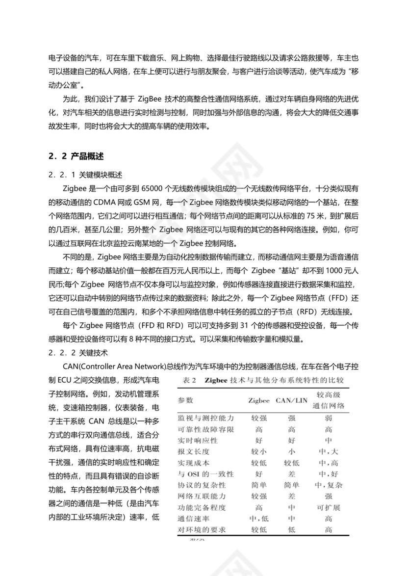 大气高端商务商业计划书