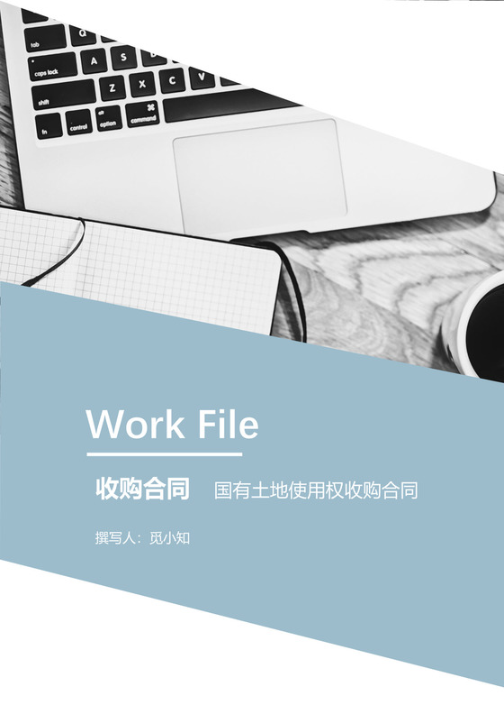 土地使用权收购合同文档模板