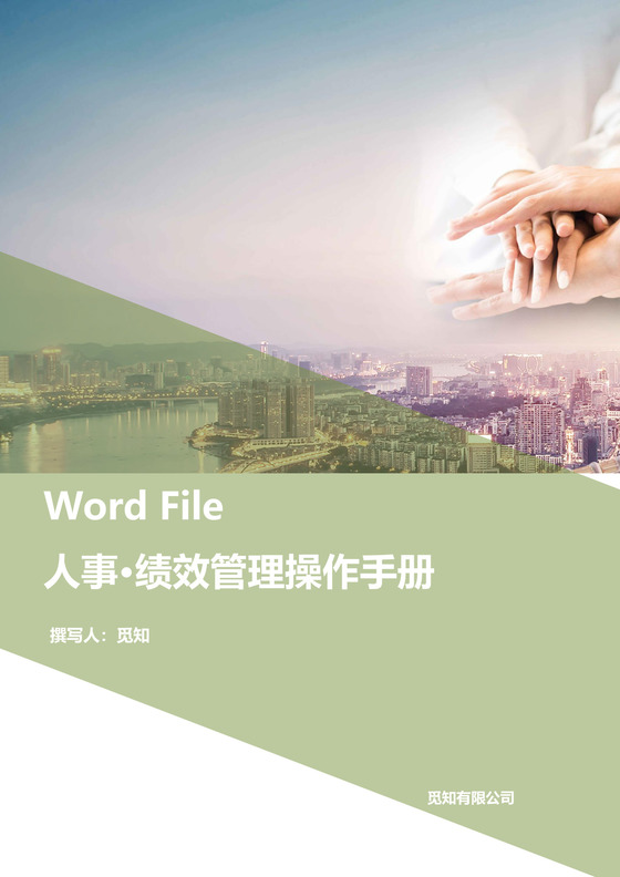 人事绩效管理操作手册word文档