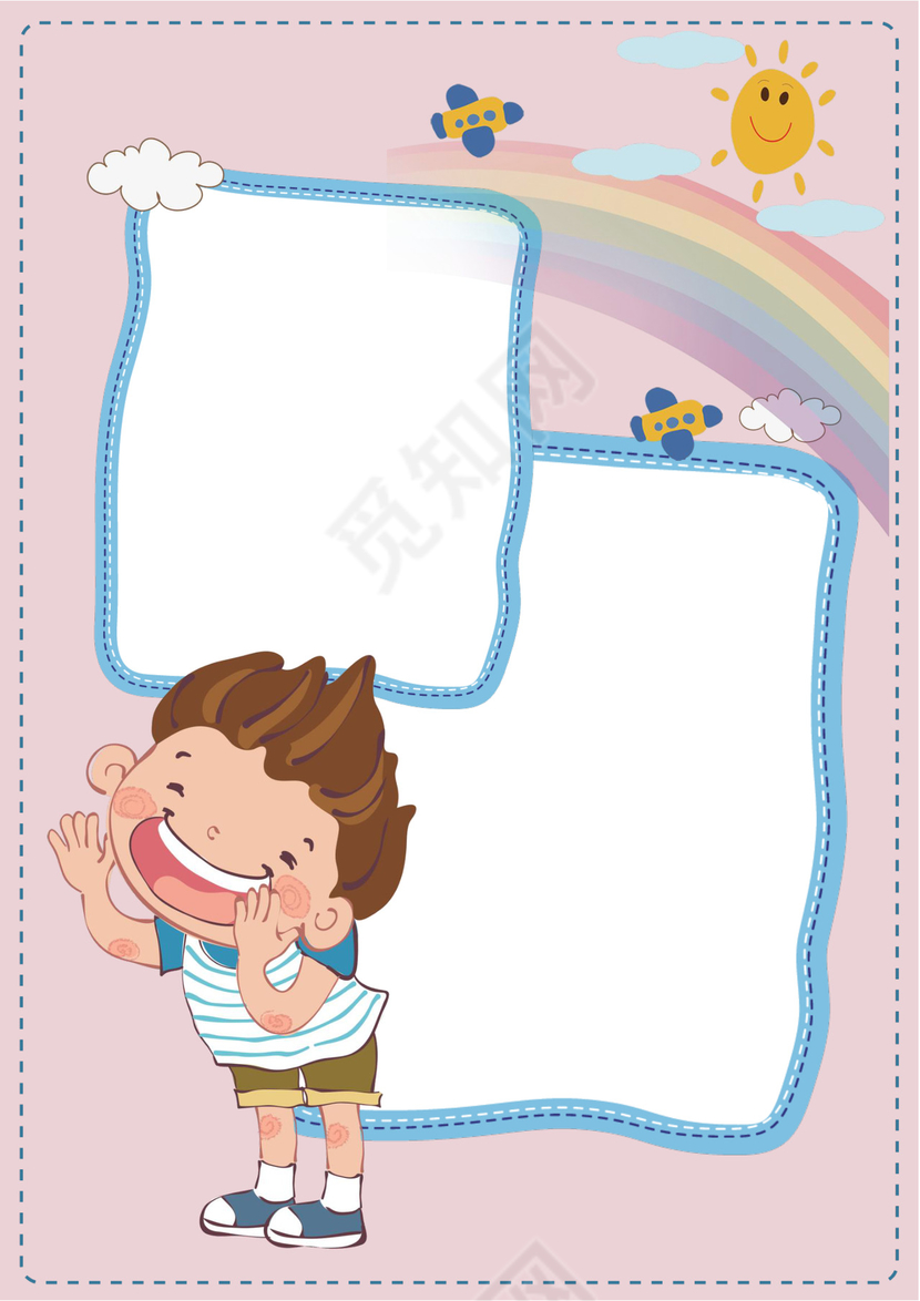 幼儿小学生成长档案学生word成长手册