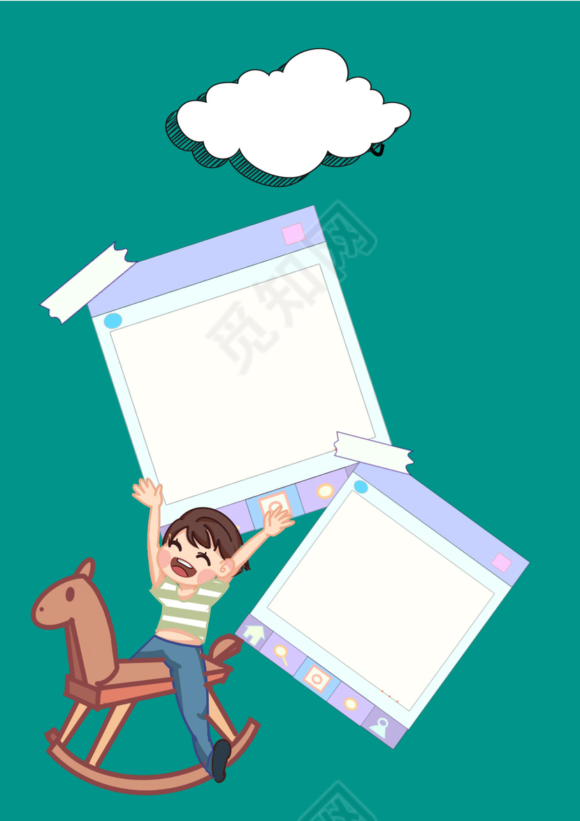 幼儿小学生成长档案学生word成长手册