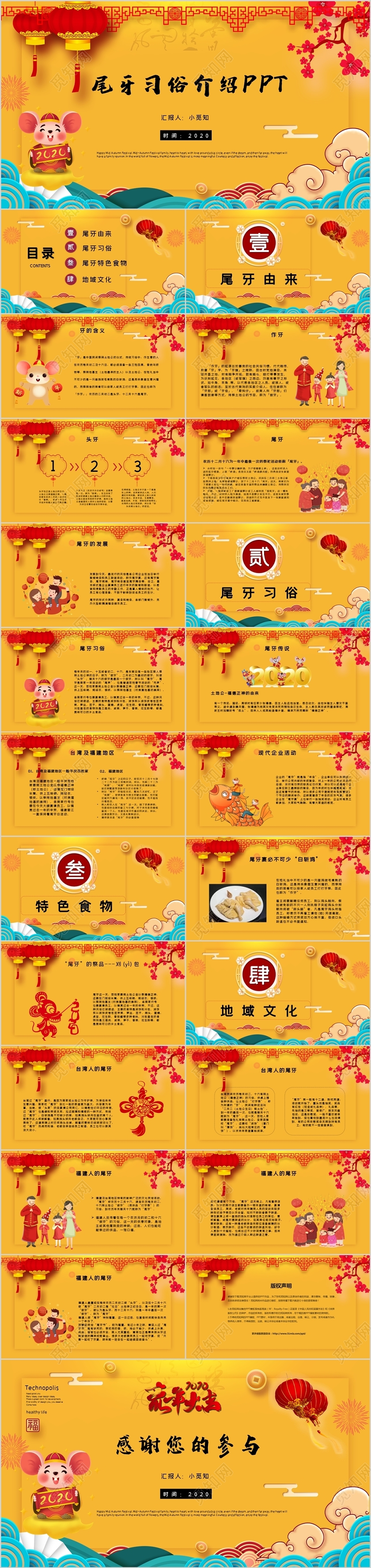 中国传统节日尾牙习俗相关知识介绍PPT