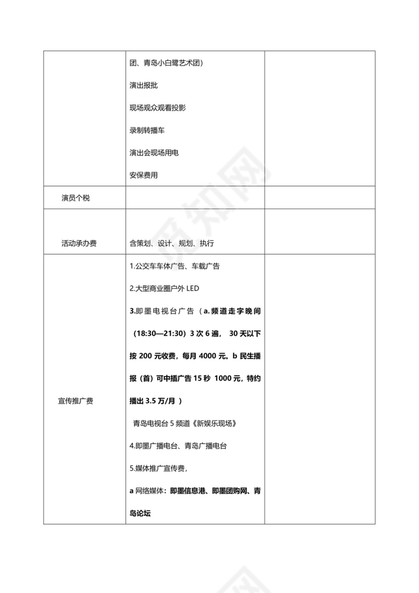 黑白简约正式跨年演唱会策划活动策划word模板
