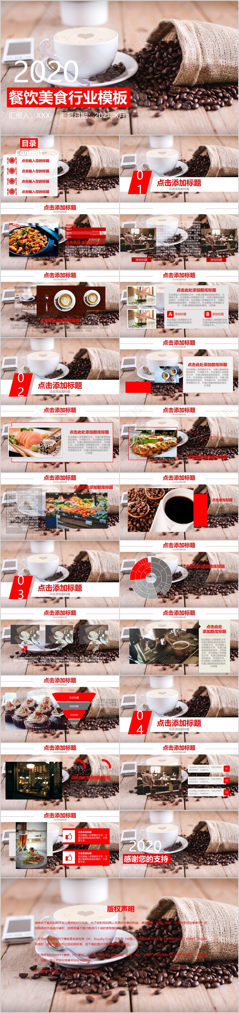 高端动态简约咖啡美食下午茶产品介绍