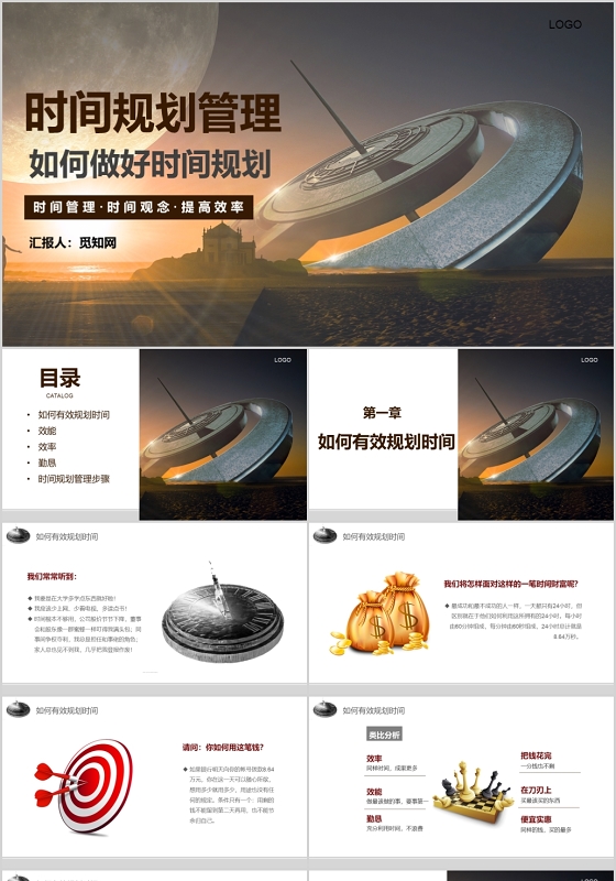 时间规划管理之如何做好时间规划PPT模板时间管理