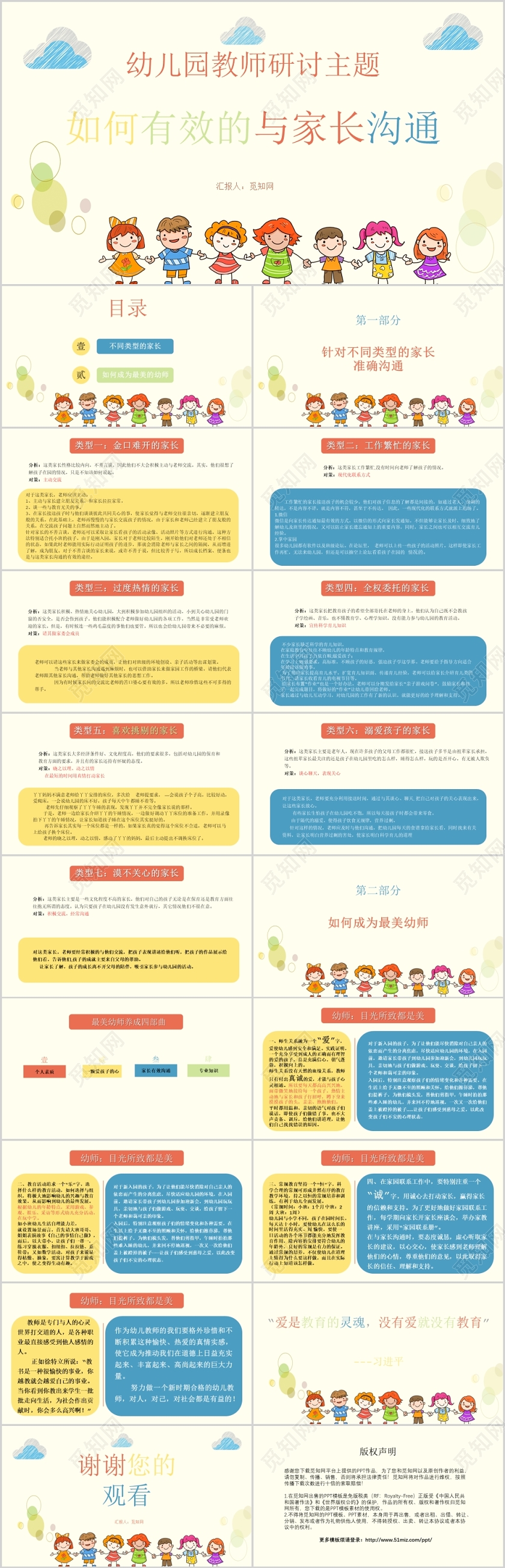 幼儿园沟通技巧培训家长会ppt有效沟通技巧培训