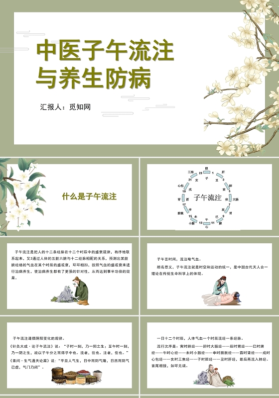 绿色中医子午流注与养生防病中医护理查房