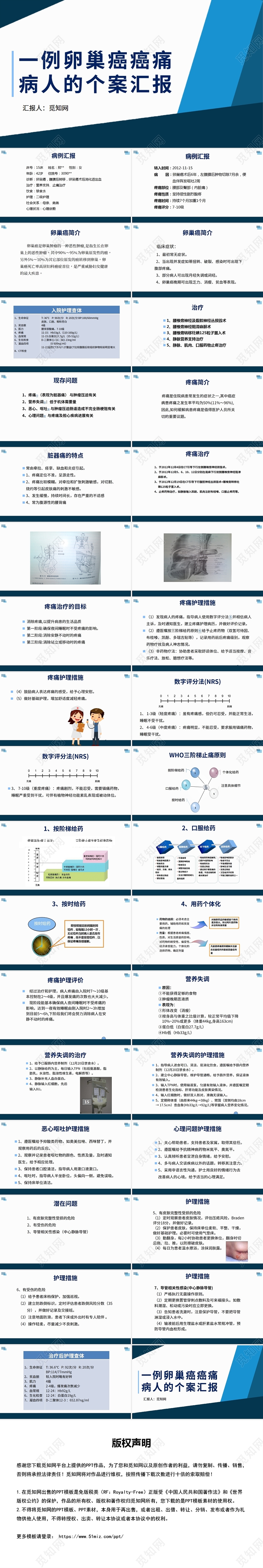 一例卵巢癌癌痛病人的个案汇报卵巢癌护理查房