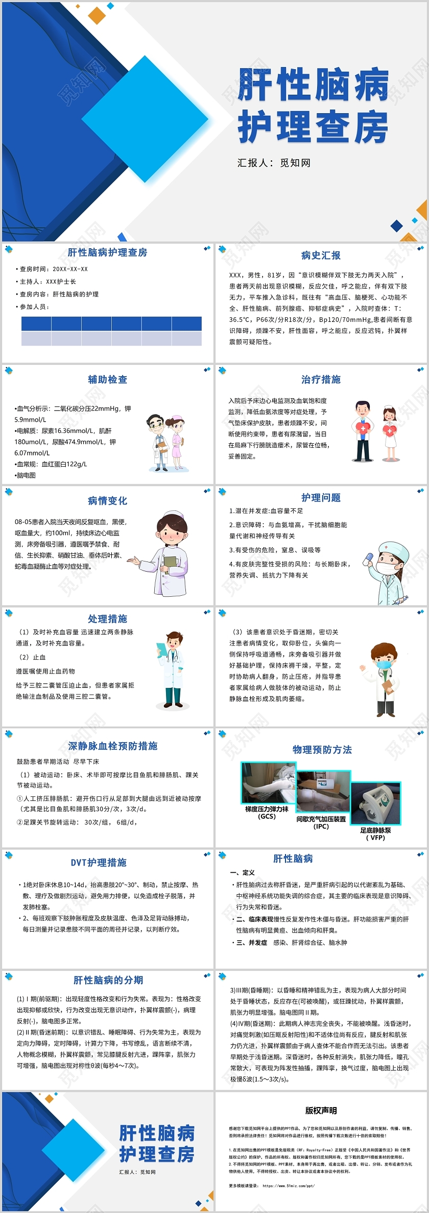 蓝色肝性脑病护理查房