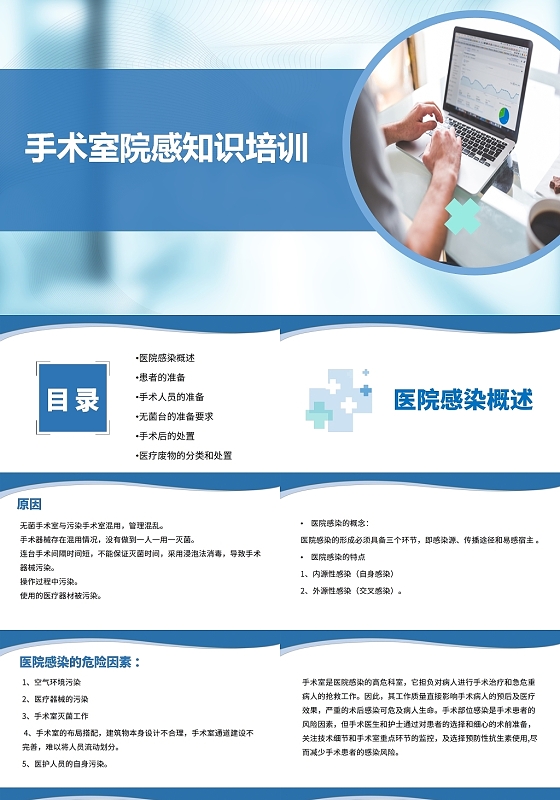 蓝色手术室院感知识培训院感知识培训内容