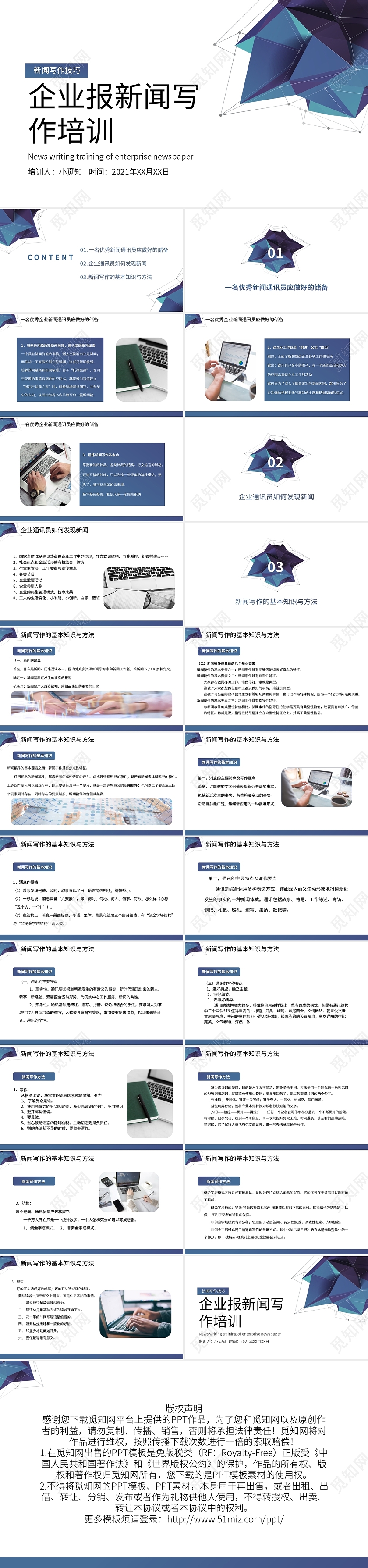 企业培训企业报新闻写作培训PPT模板