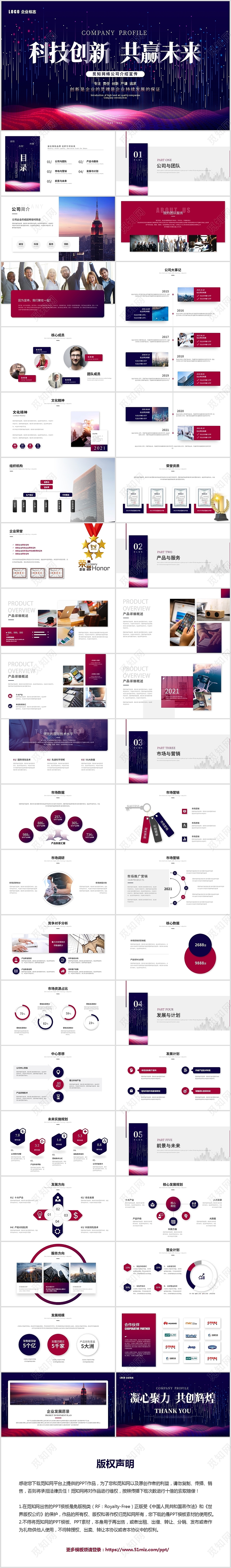 简约科技风商务公司介绍企业介绍产品介绍企业宣传ppt模板科技风公司介绍