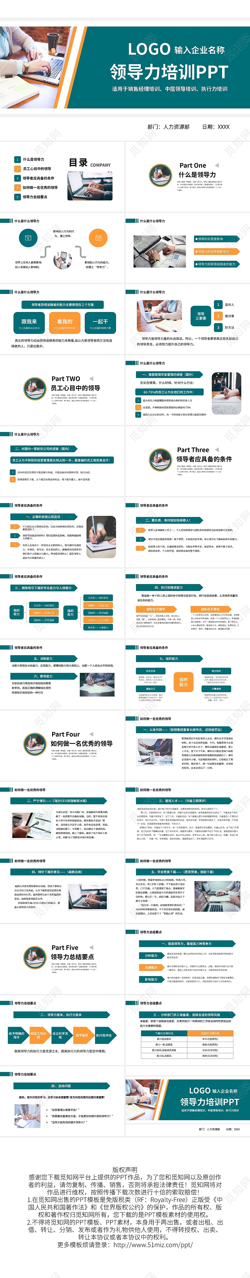 领导力培训PPT模板宣传PPT动态PPT