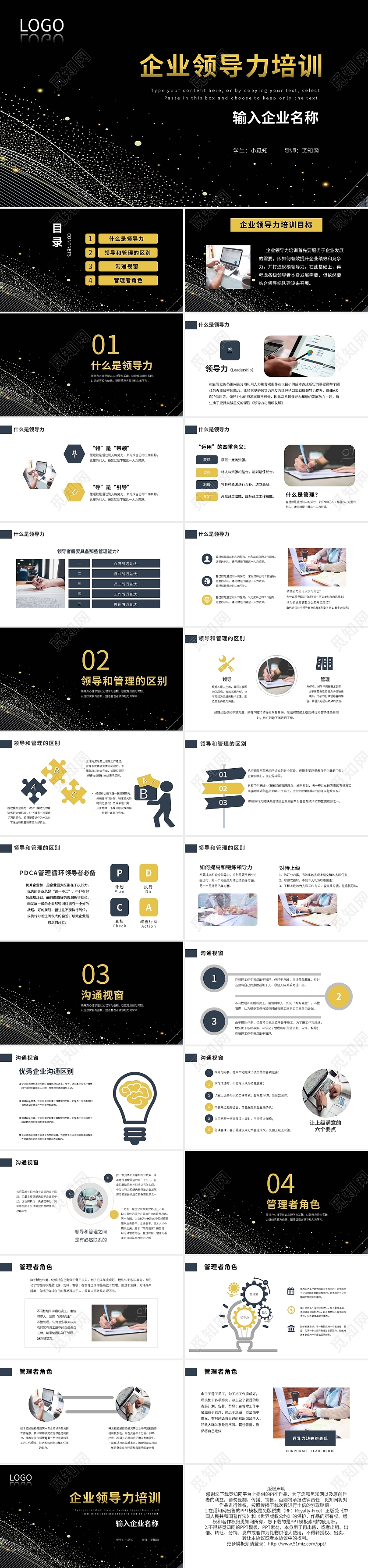 企业领导力培训PPT模板宣传PPT动态PPT