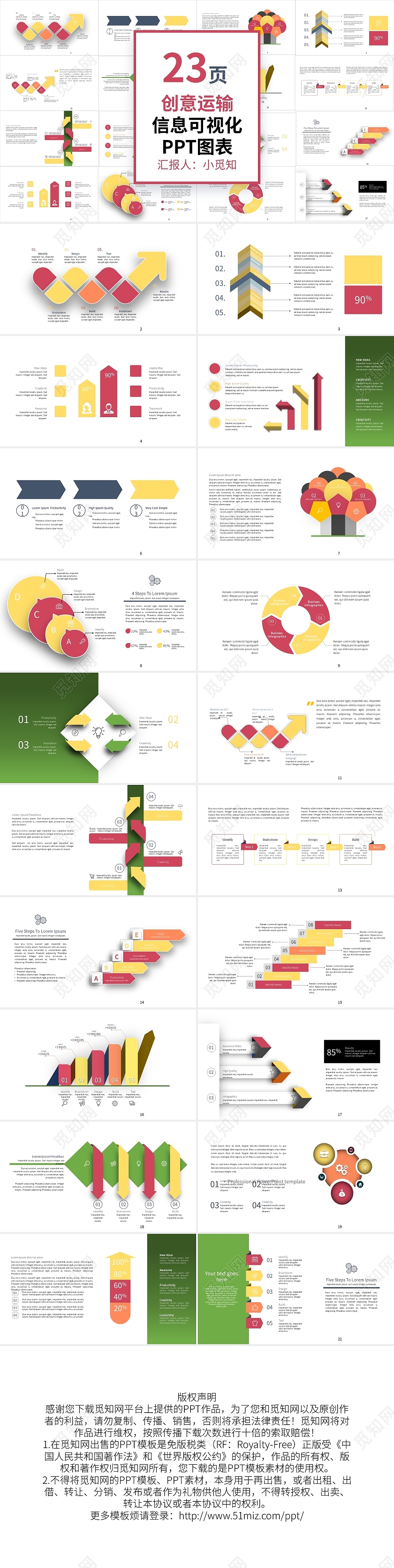 20套创意物流运输PPT图表合集PPT模板宣传PPT模板宣传创意运输图表