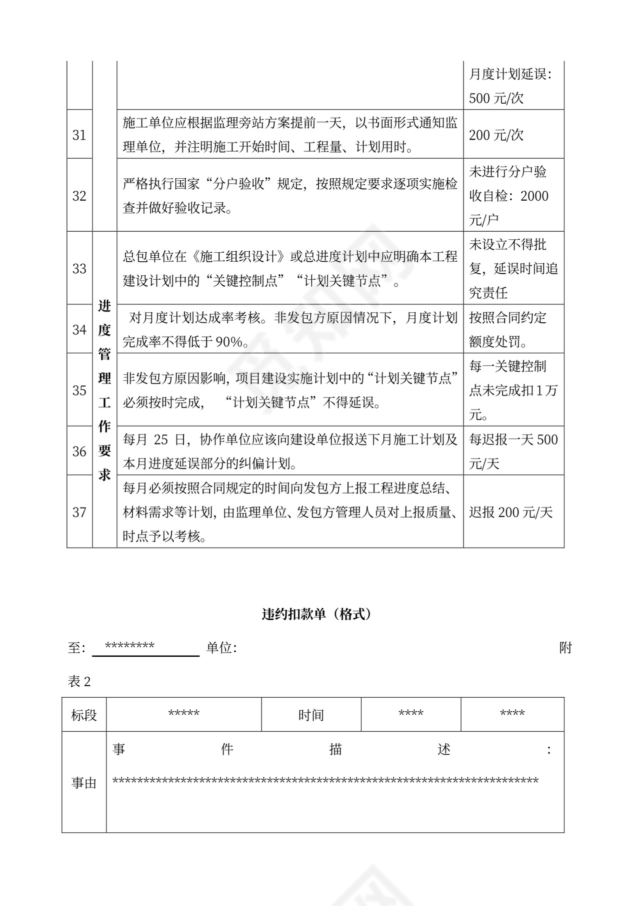 桩基工程施工合同