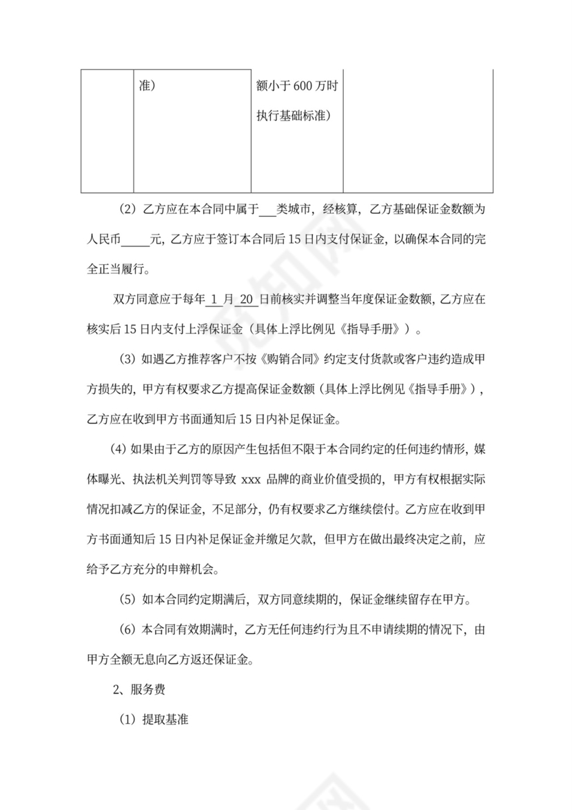 品牌推广合作服务合同