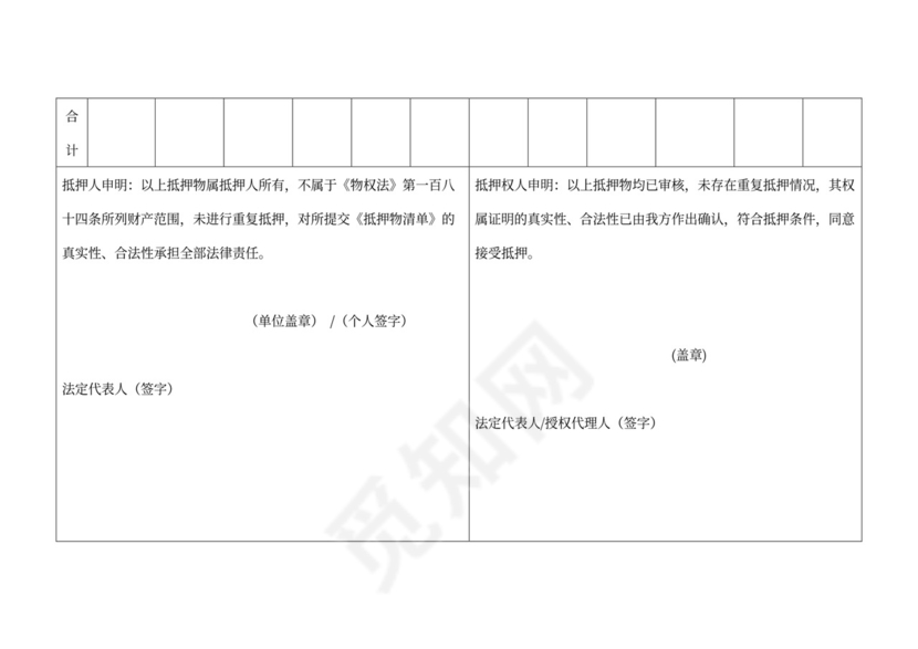 房屋抵押反担保合同
