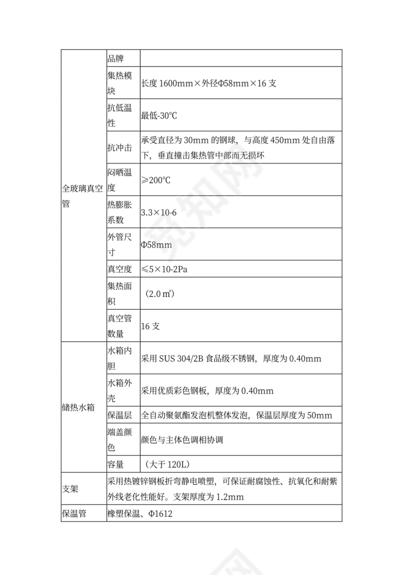 太阳能热水器安装工程合同