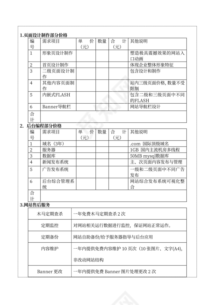 网站建设技术服务合同书