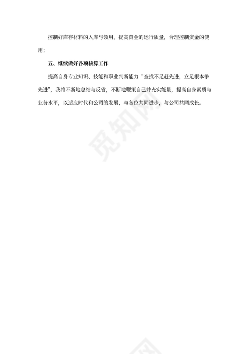 会计年度个人工作总结