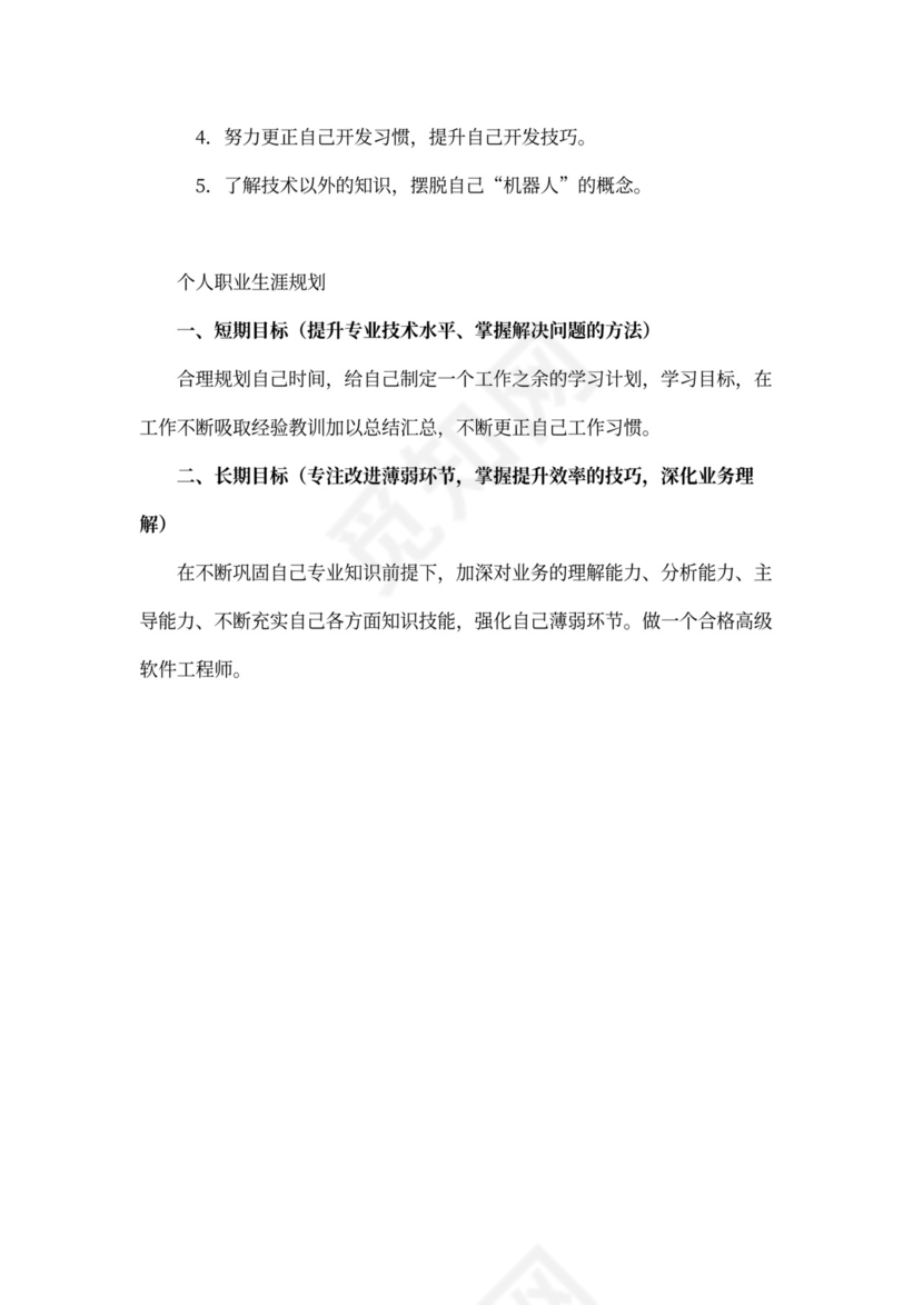 202X年软件项目工作个人总结