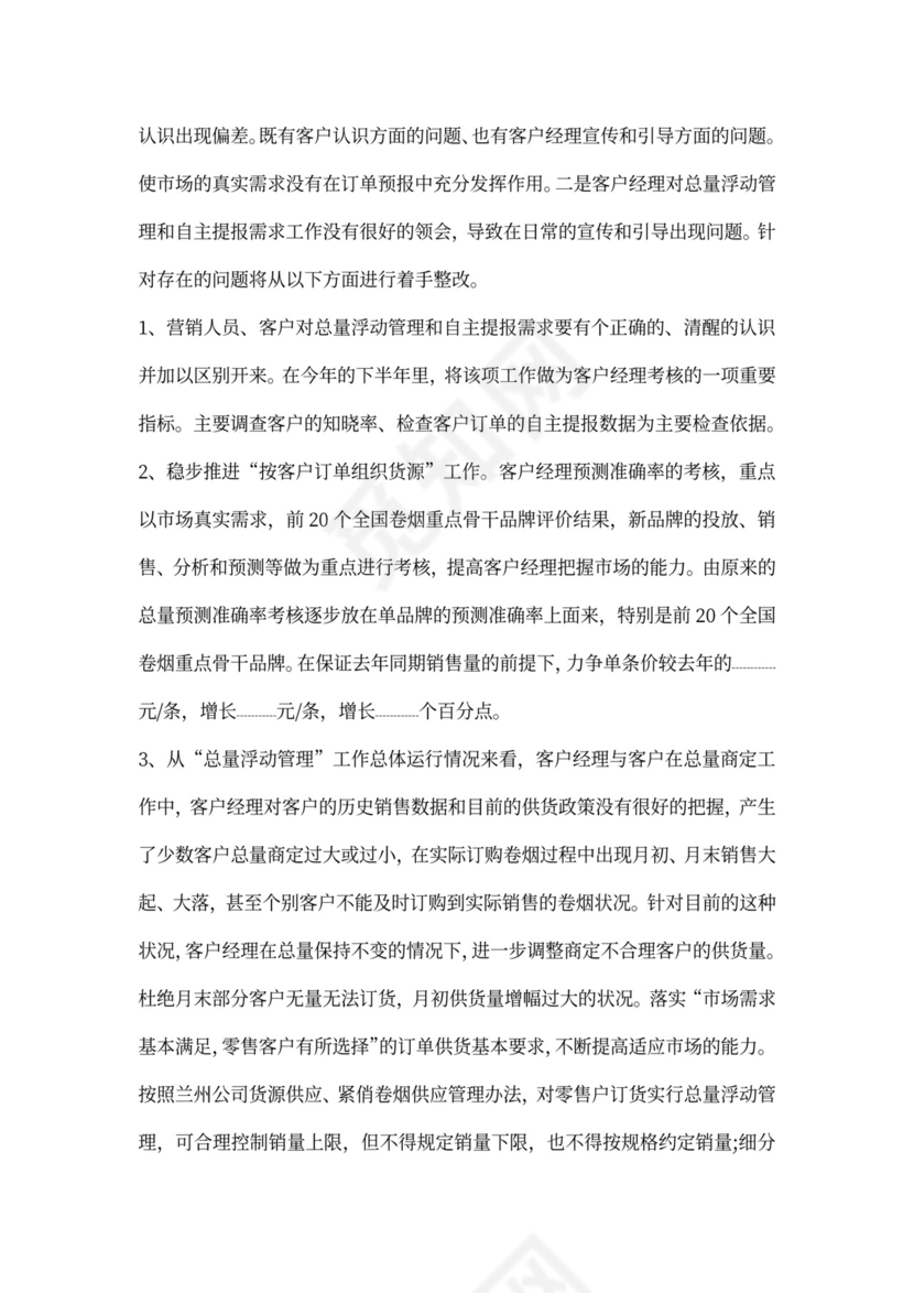 销售总监工作计划范文