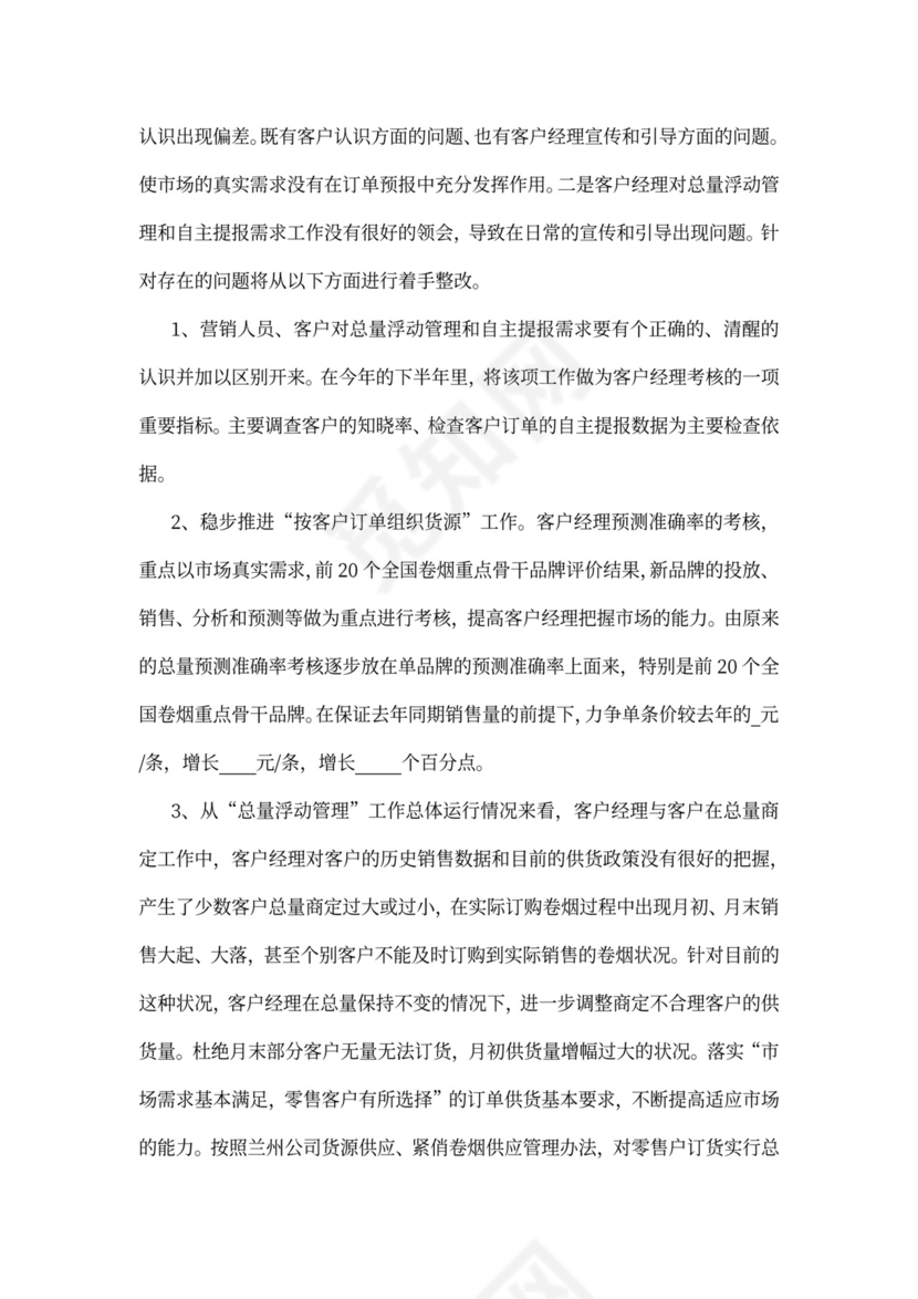 销售总监工作计划书范本