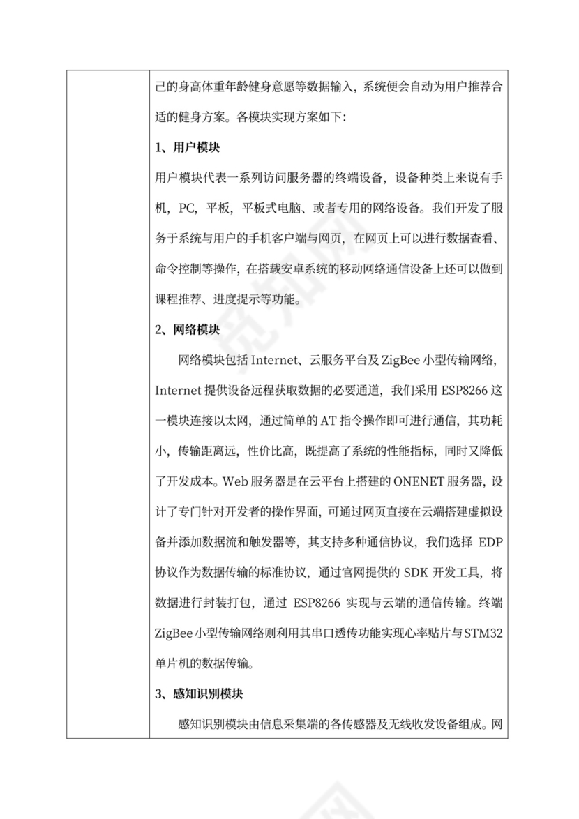 商业计划书-物联网健身房