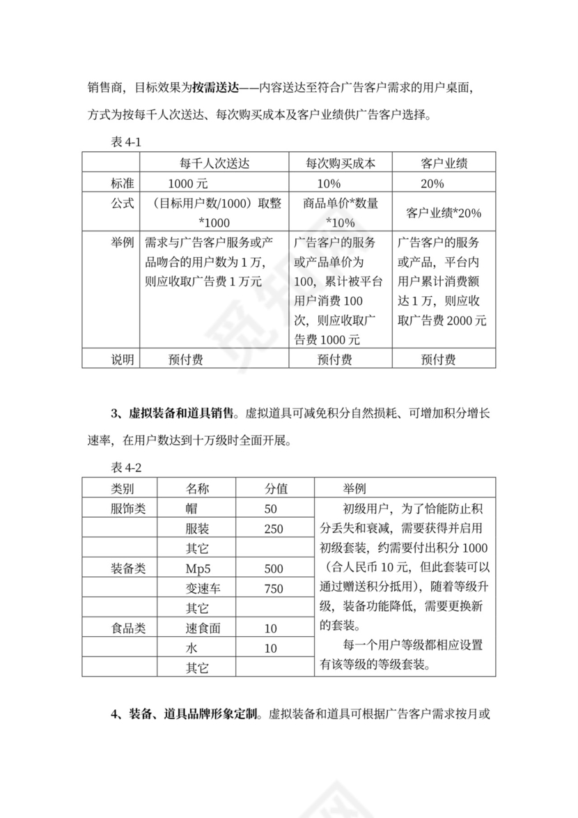 互联网在线教育项目商业计划书