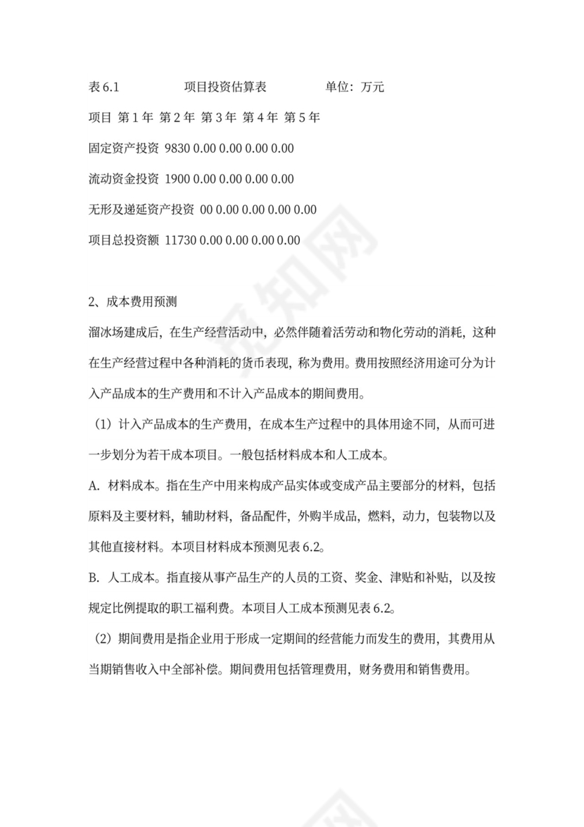 创新创业项目计划书