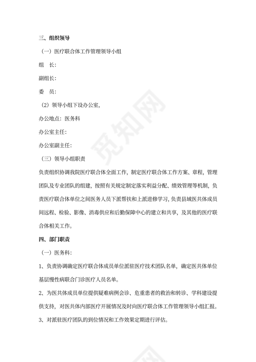 县域医共体平台建设方案