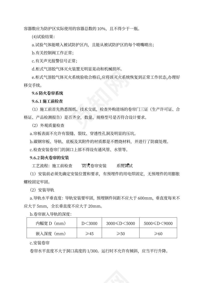 消防工程施工组织设计方案