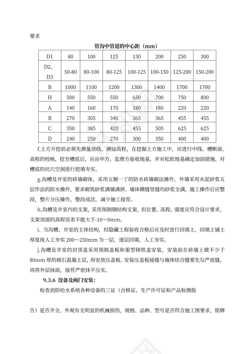 消防工程施工组织设计方案