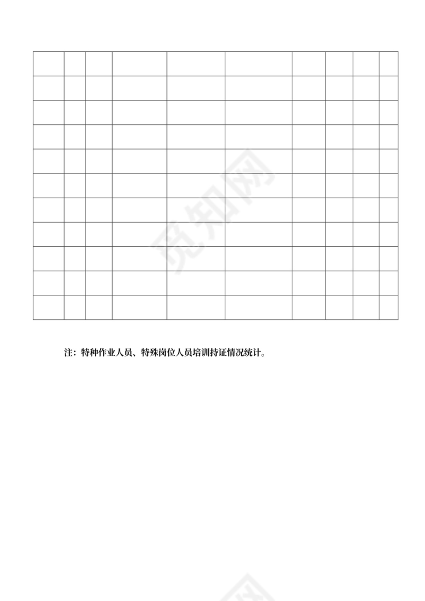 安全会议记录各部门及办公室word模板