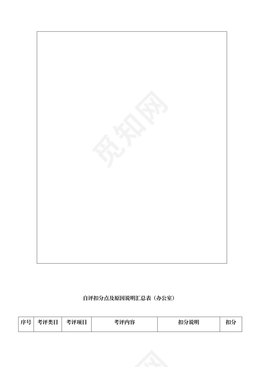 安全会议记录各部门及办公室word模板