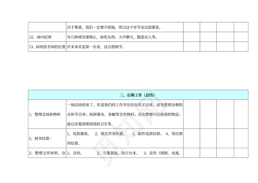 完整详细活动策划执行方案