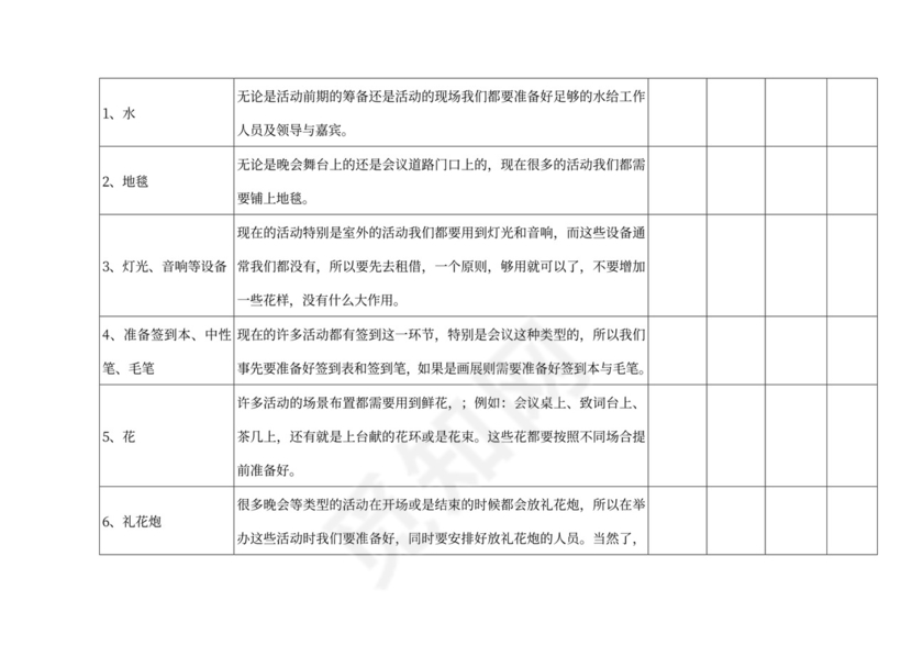 完整详细活动策划执行方案