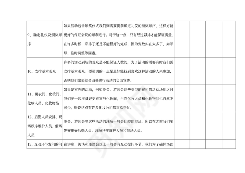 完整详细活动策划执行方案