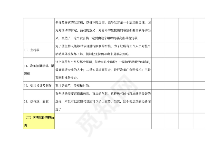 完整详细活动策划执行方案
