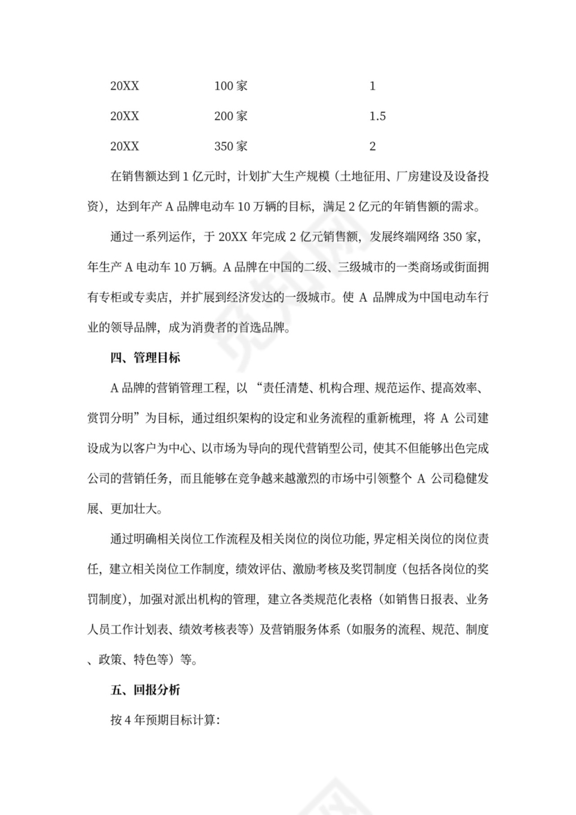 商务策划书案例