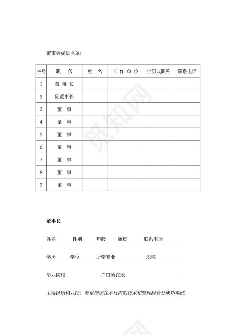 风险投资商业计划书