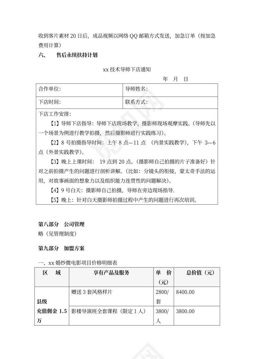 合作商业计划书