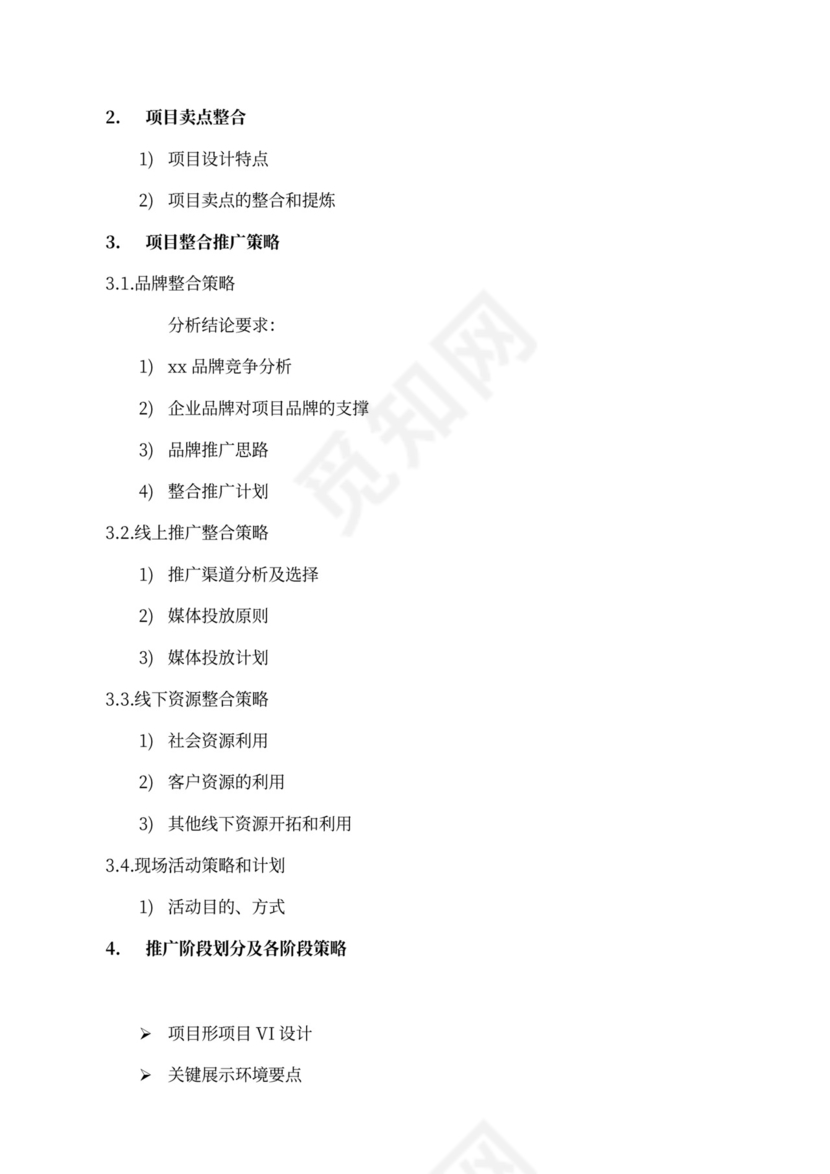 房地产项目(年度)营销方案模版